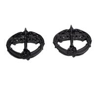 LANGHONG 2PCS Norse Viking Brooch For Women Wolf Brooch Talisman Jewelry, Gift For Men and Women, 40, Metal, no gemstone
