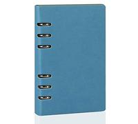 LANGING 1 Pc Binder Notebook Loose Pocket A5 Classic Leather 6 Holes Rings Journal Hard Cover Diary Bussiness