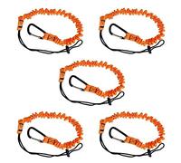 langjiao 3 Foot Safety Tool Lanyard, Tough Scaffold Hard Hat Lanyard with Carabiner, Adjustable Loop End, Ultra-Durable, Premium Quality Materials Ideal for Scaffold, Tools, Construction (5pcs)