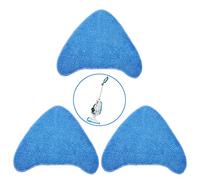 langjiao 3 Pack Microfiber Steam Mop Pads Replacement for Vax Steam Mops, S84-W7-P/S85-CM/ S7/ S86-SF-CC/ S86-SF-C/S87-T1-B/S88-W1M-B and More, Type 1, Replace 1-1-131448-00，Washable and Reusable.