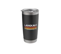 Langkawi Malaysia Retro Design Indian Ocean Island Stainless Steel Insulated Tumbler
