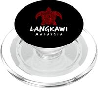 Langkawi Malaysia Tribal Sea Turtle Island Design PopSockets PopGrip for MagSafe