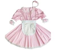 Langkee Haian Adult Baby Sissy Maid Outfit - Ultimate Cosplay & Roleplay Look (Baby Pink, XXL)