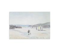 Langland Bay, 1897 by Alfred Sisley Wall Art Prints Poster Canvas Painting Poster Wall Art Decorative Picture Prints Modern Decor 16x24inch(40x60cm)