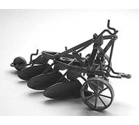 Langley Models 3 furrow plough hydraulic mechanical linkage O Scale UNPAINTED Kit M13