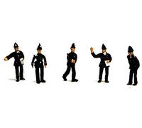 Langley Models 5 British Policemen in various Poses OO Scale UNPAINTED Kit F281