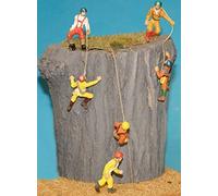 Langley Models 6 Rock Climbers OO Scale UNPAINTED Metal Model Kit F150