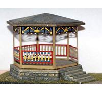 Langley Models Band stand for town center or parks OO Scale UNPAINTED Kit F106