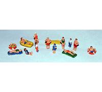 Langley Models Beach Scene N Scale UNPAINTED Metal Model People Figures A110