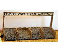 Langley Models Coal staithes bunkers + nameboard N Scale UNPAINTED Model Kit A39
