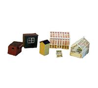 Langley Models Greenhouses + garden sheds N Scale UNPAINTED Metal Model Kit A49
