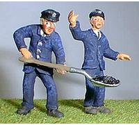 Langley Models Loco Crew Engine Driver + Fireman O Scale UNPAINTED Kit OF17