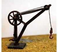 Langley Models One ton Yard Crane N Scale Metal Model Railway PAINTED A8p