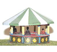 Langley Models Roll-a-Penny round stall OO Scale UNPAINTED Funfair Fairground Kit Q16