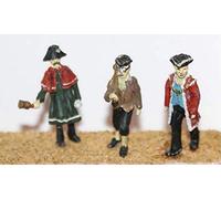 Langley Models Town Hall Dignitaries Town Crier, Mayor OO Scale UNPAINTED Kit F39