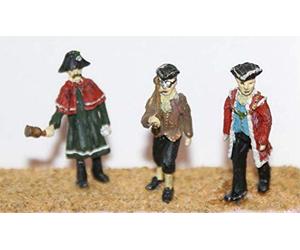 Langley Models Town Hall Dignitaries Town Crier, Mayor OO Scale UNPAINTED Kit F39