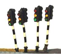 Langley Models Traffic lights double head Non Working N Scale UNPAINTED Kit A16
