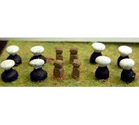 Langley Models Wharf-side Bollards N Scale UNPAINTED Metal Model Kit A88