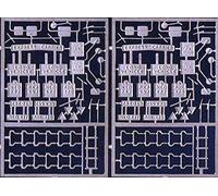 Langley Models Wing mirrors, plates, steps + signs OO Scale UNPAINTED Kit X20