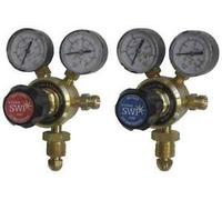 Langley Pair of Oxygen and Acetylene Single Stage 2 Gauge Regulator for Gas cylinders