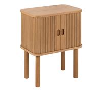 Langley Square Bedside Table In Oak
