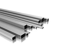 LANGLITZ Metalle Aluminium Square Tube, 2m x 40mm x 30mm x 2mm, Silver