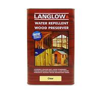 Langlow Wood Preserver Clear 5L - Deep Penetrating Timber Treatment for Structural Wood with Anti Fungal & Rot Resistance