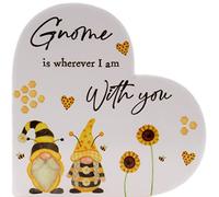 Langs Gonk Gnome Free Standing Plaque Gnome is wherever I am With You Ornament