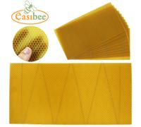 Langstroth Bee Hive Brood Wired Wax Foundation Sheets x 10pcs