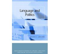 Language and Politics (Edinburgh Textbooks in Applied Linguistics)