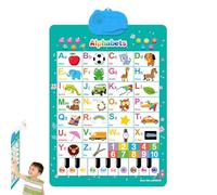 Language art cards for children - Posters with colorful sounds, wall map learning sounds, fascinating visual educational tool | For kindergarten Home class Early learning Reading Write