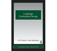 Language Curriculum Design (ESL & Applied Linguistics Professional Series)