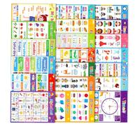 Language Learning Educational Posters Set with Themes Paper and Colorful Colors for Classroom Motivation Language Learning Educational Posters Set with Themes Paper and Colorful for