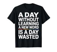 Language Learning Vocabulary Education Polyglot T-Shirt
