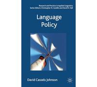 Language Policy (Research and Practice in Applied Linguistics)