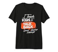 Language Therapist Kids Speech Therapy Communication Teacher Premium T-Shirt