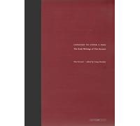 Language to Cover a Page - The Early Writings of Vito Acconci (Writing Art)