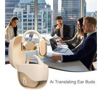 Language Translating Headphones - Real Time Language Translating Headset | Instant Voice Translation 144 Languages Play Music Over-Ear for Business Learning