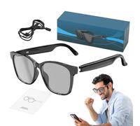 Language Translation Glasses - Smart Wireless Eyewear, Music Playback Function | Real Time Translation Electronics Device, Supports 144 Languages For Working Traveling Meetings Fishing Adventure Use