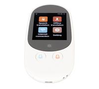 Language Translator Device 126 Different Languages 2.4inch LCD Touch Screen Portable Smart Voice Translation Device White