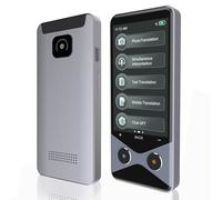 Language Translator Device, 137 Languages Real Time Voice Translator Device with 3.7 Touchscreen Portable Recording Photo Translator Voice Translator for Travel, Learning, Bus