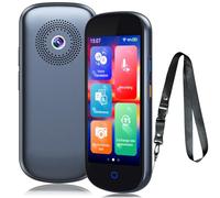 Language Translator Device 2025,137 Language Real Time Two-Way Translation,No WiFi Need,Voice/Text/AI/Offline/Photo,Accuracy Portable Instant Translating Device for Travel Business Learning-Light Grey