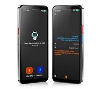 Language Translator Device, 5.5" High-end Upgraded Ai Translator No WiFi Needed, Support 150 Languages, Two Way Real-Time Voice Offline Recording Premium Translator Device for Business Travel