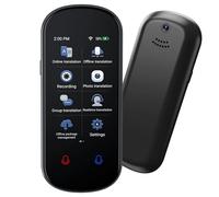 Language Translator Device, AI Instant Translator with 139 Languages Two-Way Real-Time Voice Translation, Online/Offline/Photo/Recording Translation, Portable Translator for Travel Business Learning