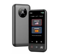 Language Translator Device AI Premium 2026 | 150 Languages | Online & Offline Voice + Photo Translation | 0.5s Ultra-Fast Accuracy | 4" HD Touchscreen | Smart Recording | Travel & Business Translator