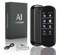 Language Translator Device, Real-Time Voice Translation No WiFi 139 Languages Two Way Instant AI Translator Touchscreen Portable Translator Offline Online Translation Device for Photo/Recording