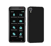 Language Translator Device, Support 138 Languages, Two Way Real-Time Voice Translation, Portable Online Offline Translation for Business Learning Travel, 4.1” HD Inch Touch Screen Black