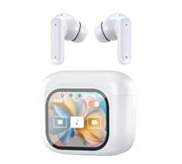 Language Translator Earbuds | 140 Languages Wireless Translating Earbuds | LED Display Noise Cancelling Real-Time Earphone for Travel Workplace Laptop