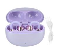 Language Translator Earbuds 144 Online Languages Bluetooth Noise Cancelling Wireless Translation Earbuds with APP for Travel Music and Calls (Violet)