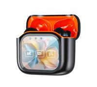 Language Translator Earbuds, with Real-Time 140-Language Support, 4×3cm, Wireless Ai Earbuds, Smart Noise Cancelling Earphone, Led Display, for Travel Business & Daily Communication